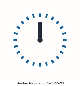 speed vector icon, Speed icon with blue illustration