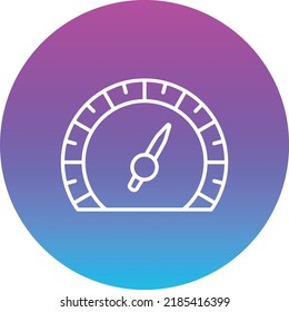 Icono de vector de velocidad. Se puede usar para imprimir, móviles y aplicaciones web.