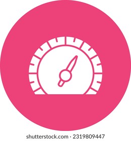 Icono de vector de velocidad. Se puede usar para imprimir, móviles y aplicaciones web.