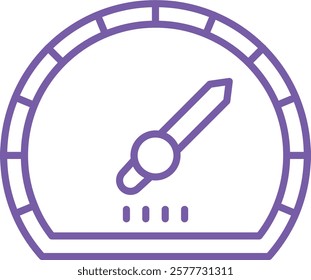 Speed vector icon. Can be used for printing, mobile and web applications.