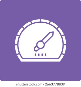 Icono de Vector de velocidad. Se puede utilizar para aplicaciones de impresión, móviles y de Web.