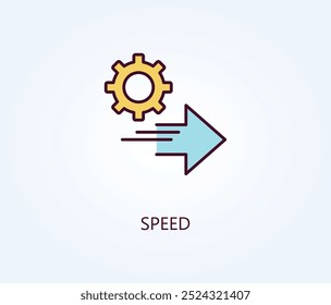 Speed Vector, Icon Or Logo Sign Symbol Illustration