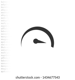 speed vector icon , Lorem ipsum flat design