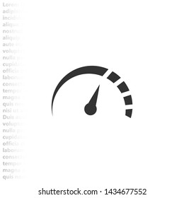 speed vector icon , Lorem ipsum flat design