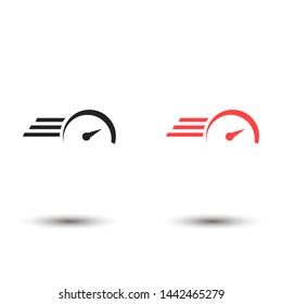 speed vector icon , Lorem ipsum flat design