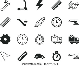 speed vector icon set such as: drive, quick, energy, 2 wheels, rocket, universe, indicator, logo, satellite, ride, planet, mobile, big, kick, electronic, electricity, meeting, man, cars, image