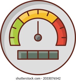 speed Vector illustration on a transparent background. Premium quality symbols. Vector Line Flat color  icon for concept and graphic design.