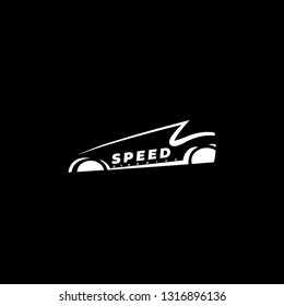 Speed vector logo. Car vector logo. Racing logo