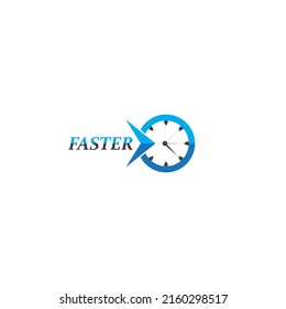 Speed, vector logo racing event, with modified speedometer main elements