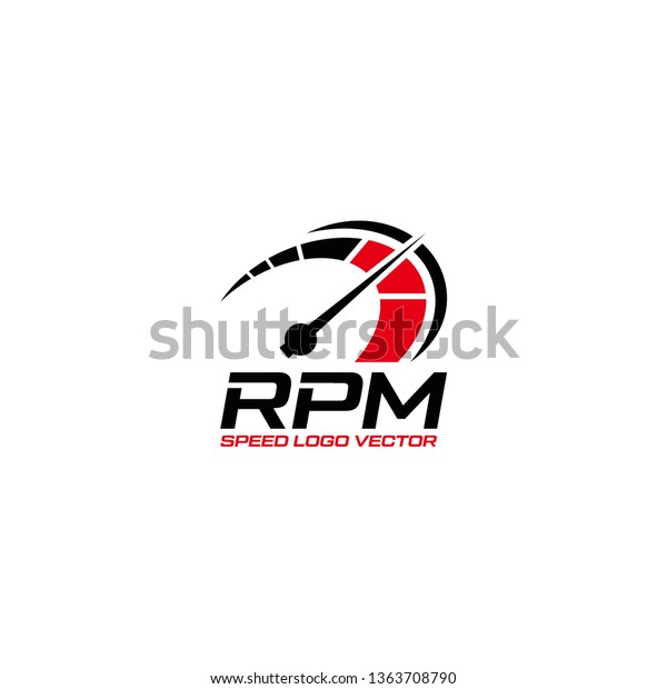 Speed Vector Speedometer Rpm Logo Icon Stock Vector (Royalty Free ...