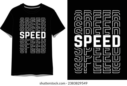Speed Vector T Shirt Design