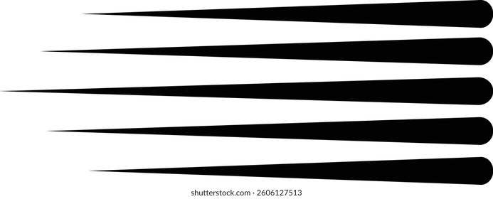 Speed vertical lines icon in flat. Vector for apps or web fast effect Manga and comic motion effect Simple textured streak. burst Flash light ray blast isolated on transparent background