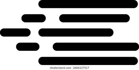 Speed vertical lines icon in flat. Vector for apps or web fast effect Manga and comic motion effect Simple textured streak. burst Flash light ray blast isolated on transparent background