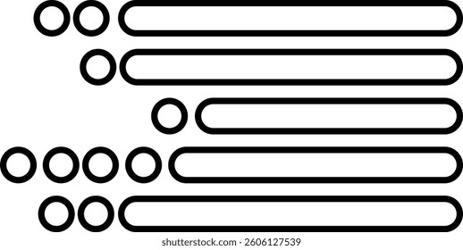 Speed vertical lines icon in line. Vector for apps or web fast effect Manga and comic motion effect Simple textured streak. burst Flash light ray blast isolated on transparent background