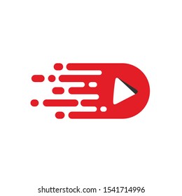speed video vector logo template