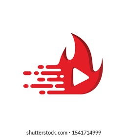 speed video vector logo template