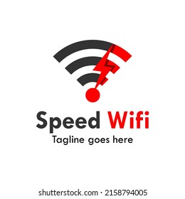 Speed Wifi Logo Template Illustration