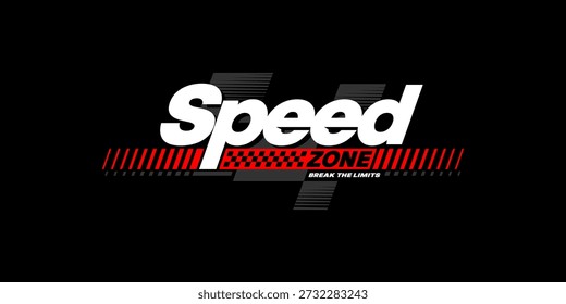  speed zone graphic design illustration
