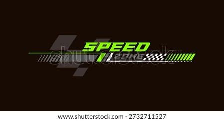 speed zone stripes or decal 
