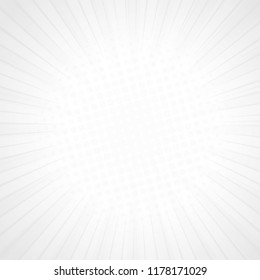 speed zoom line comic effect template background with white color