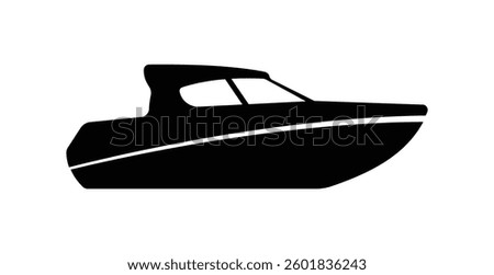 speedboat icon vector design illustration