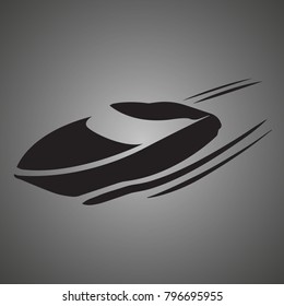 Speedboat Isolated Vector Illustration. Luxury And Expensive Boat.