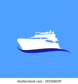 speedboat vector