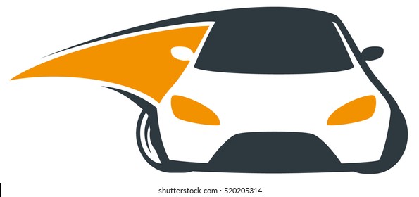 Speeding fast car racing or drifting.