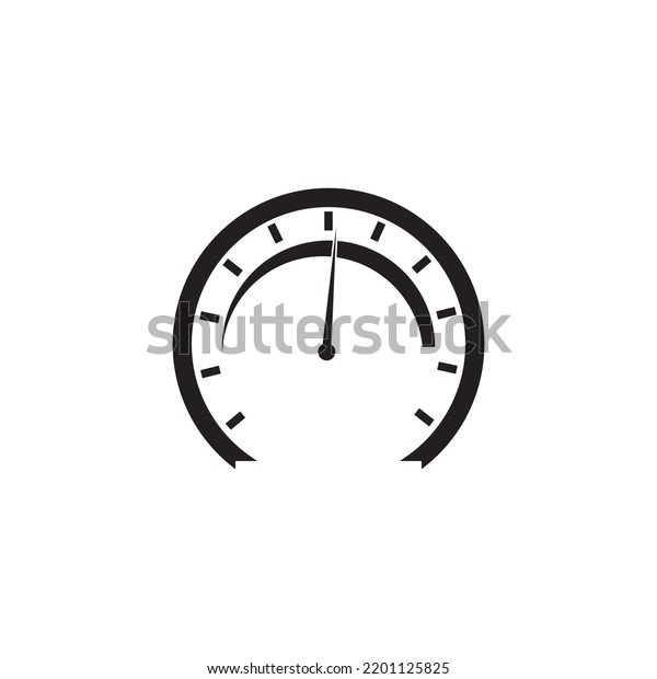 Speedo Meter Icon Vector Illustration Symbol Stock Vector Royalty Free Shutterstock