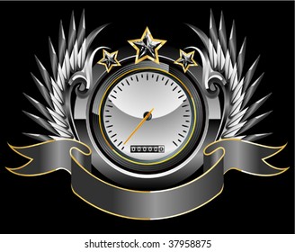 speedometer banner & star gems