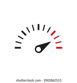 Speedometer in car icon Vector illustration