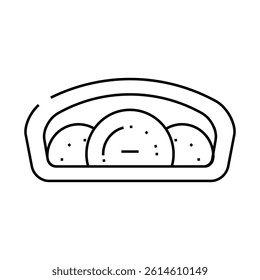 speedometer car line icon vector. speedometer car sign. isolated contour symbol black illustration
