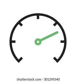 Speedometer, car, speed icon vectgor image. Can also be used for transport, transportation and travel. Suitable for mobile apps, web apps and print media. 