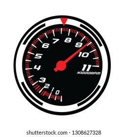 speedometer car/motorcycle vector