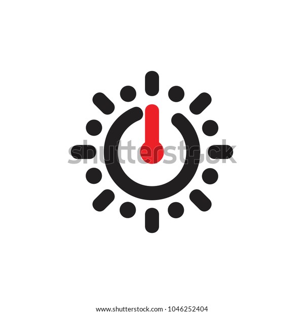 speedometer circle symbol logo\
vector