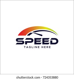 speedometer design logo template