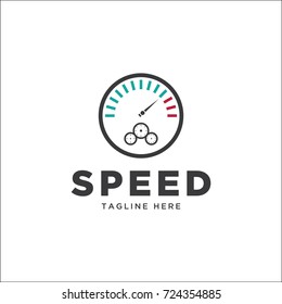 speedometer design logo template