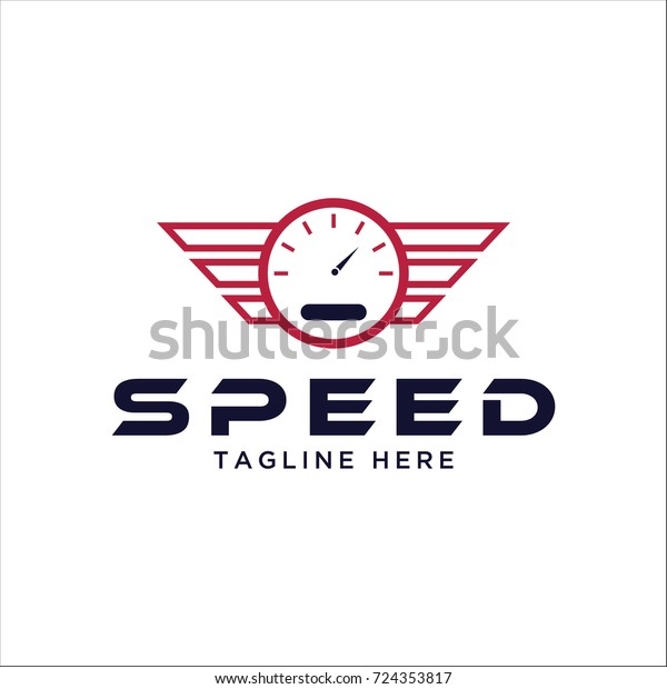 speedometer design logo\
template