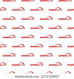 Speedometer design pattern seamless isolated on white background