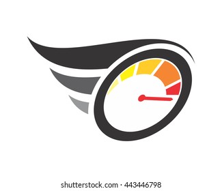 speedometer fast speed automotive image vector