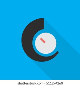 speedometer flat icon illustration isolated vector sign symbol