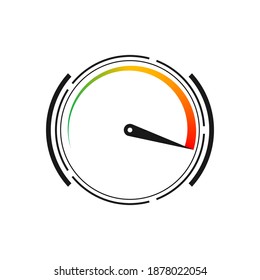 Pantalla del medidor de velocidad que indica velocidad