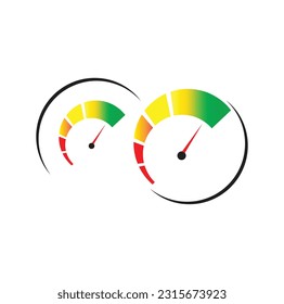 speedometer glasses symbolizing high-speed technology