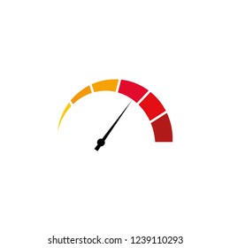 Speedometer graphic design template vector illustration isolated