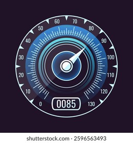 Speedometer high speed indication tracker