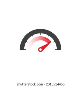 Speedometer icon for auto logo vector illustration icon design