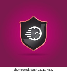 speedometer icon. car sign