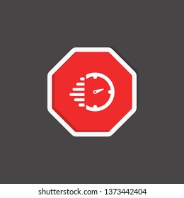 speedometer icon. car sign