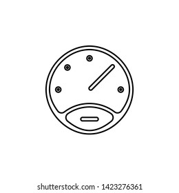 Speedometer icon. Car speed dashboard
