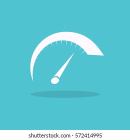 speedometer icon in cool design for web